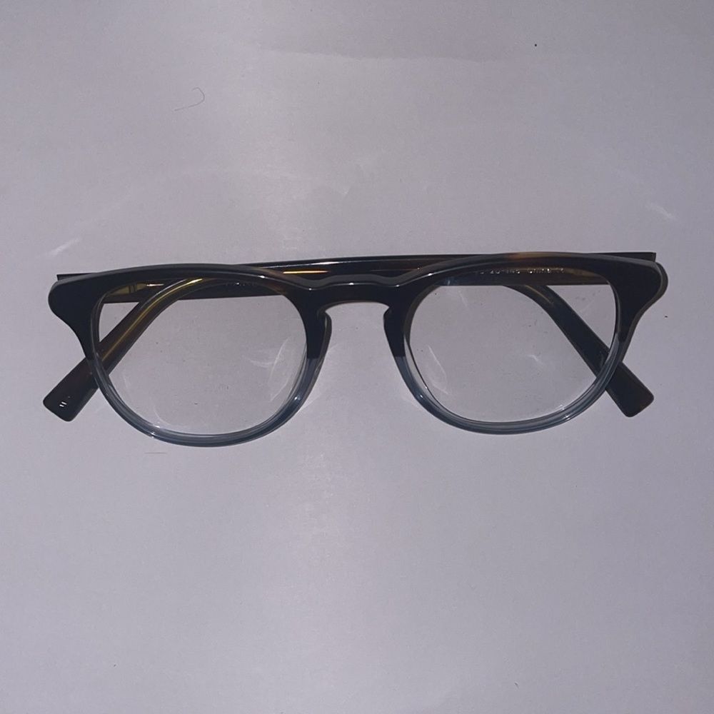 Warby Parker baker eastern bluebird fade